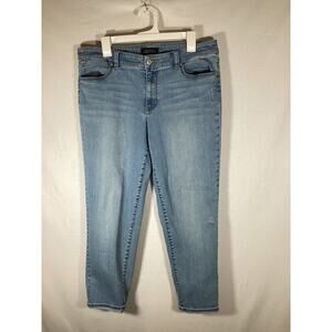 Talbots Blue Boyfriend Jeans Mid-Rise Ankle-Length